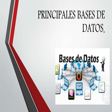 Principales bases de datos
