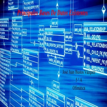Principales bases de datos existentes