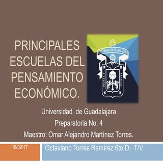 Principales escuelas del pensamient...