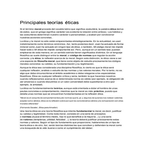 Principales teorías éticas 1.5