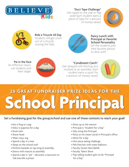 25 School Principal Contest & Fundr...