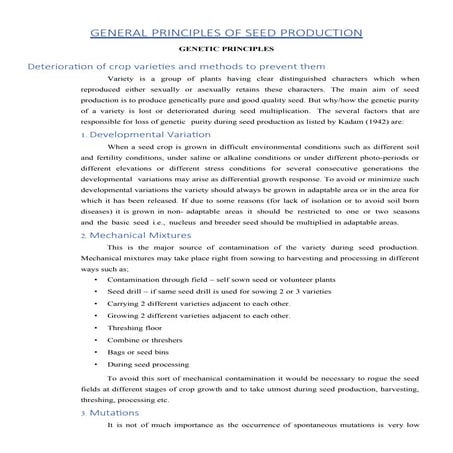 Maintenance breeding | PPTX