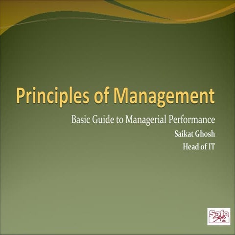 Principles of Management