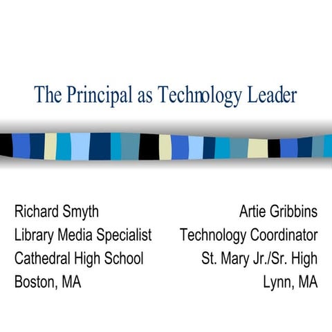 Principals As Tech Leaders