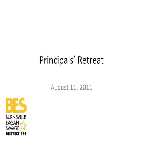 Principals August 11, 2011
