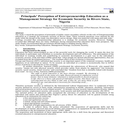 Vocational education and poverty reduction | PDF