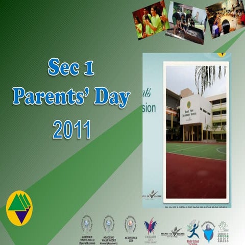 Principal's Talk for Sec 1 Parents (jan 2011)