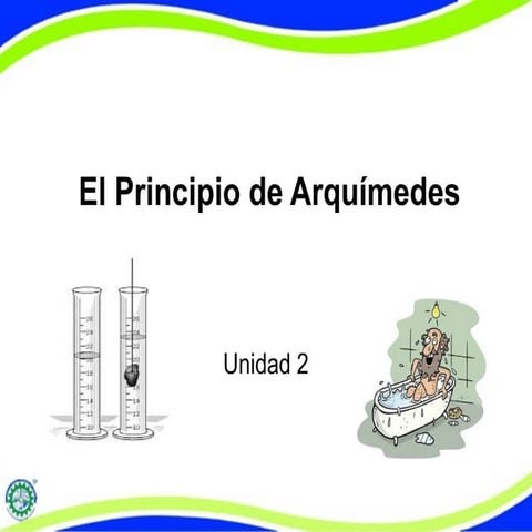 Principio de arquimedes