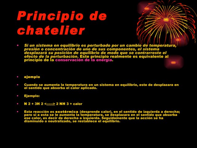 Principio De Chatelier