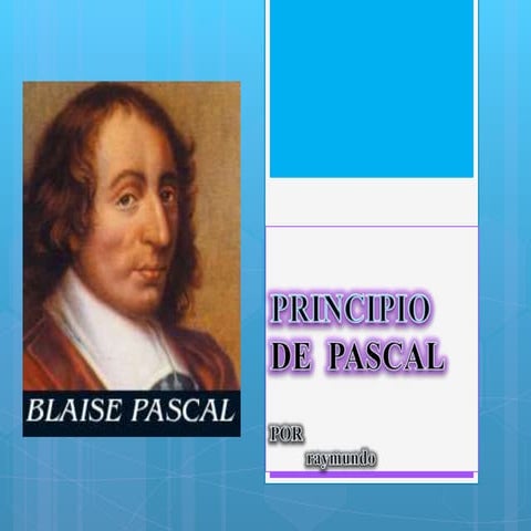 Principio de pascal | PPTX
