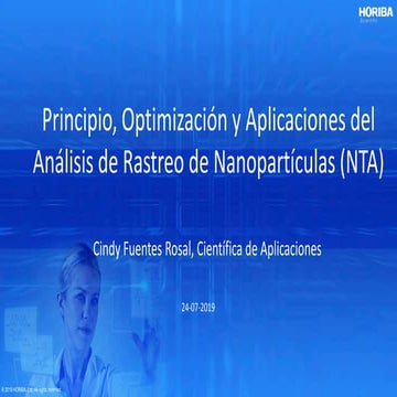 Principio, Optimización y Aplicaciones del Análisis de seguimiento de Nanopartículas (NTA)