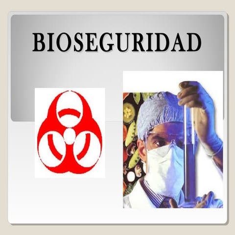 Principios de bioseguridad