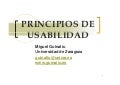 Principios de Usabilidad