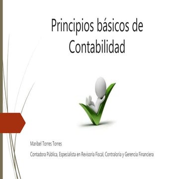 Los principios de la contabilidad | PPTX