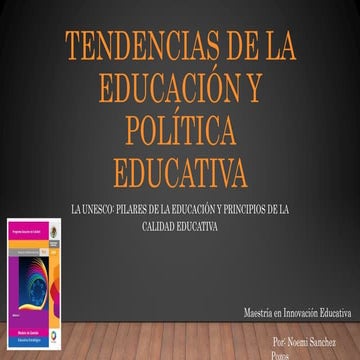 Los principios de la calidad educativa | PPTX