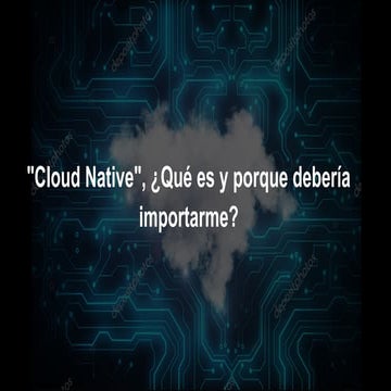 Principios de cloud native