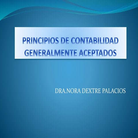 3. los principios de contabilidad | PDF
