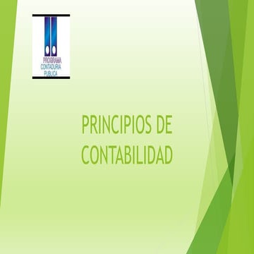 Principios de contabilidad | PPTX
