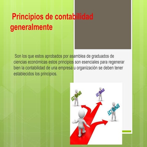 Principios de contabilidad generalmente | PPTX