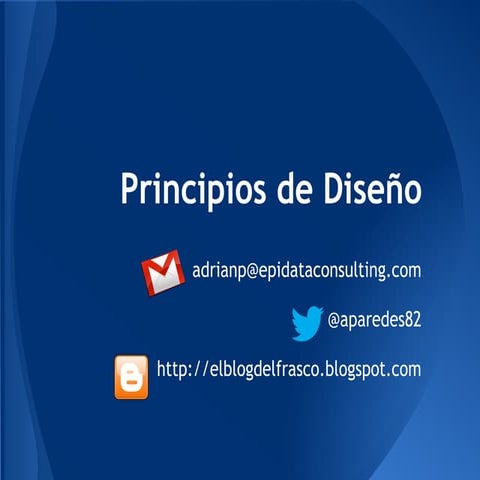 Principios de diseño
