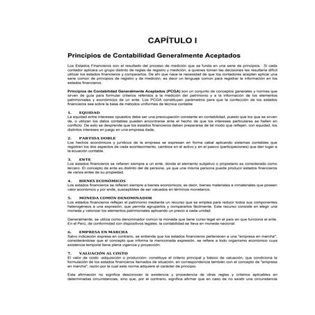 Principios de la contabilidad y su importancia | PPTX