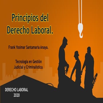 Derecho laboral | PPTX