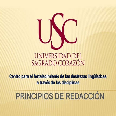 Principios de redacción final