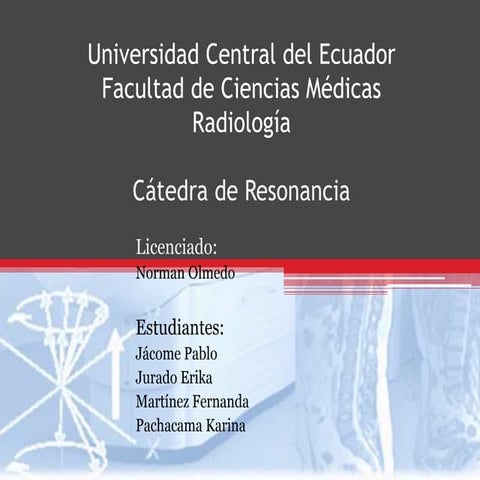 Principios de Resonancia  Magnética 