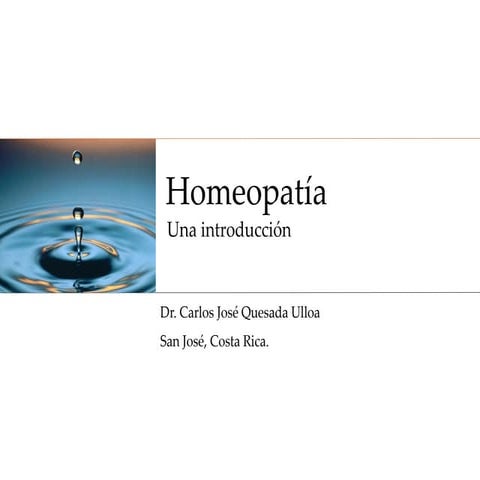 Principios homeopatía