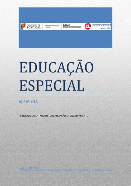 Principios orientadores educação es...