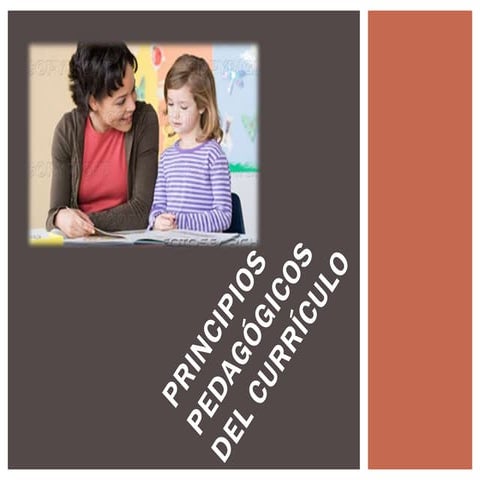 Principios pedagogicos que sustentan el plan de estudios 2011 | DOC