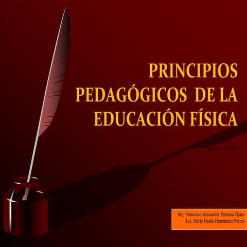 Principios pedagogicos y estilos de enseñanza  en educación física_modelos pe...