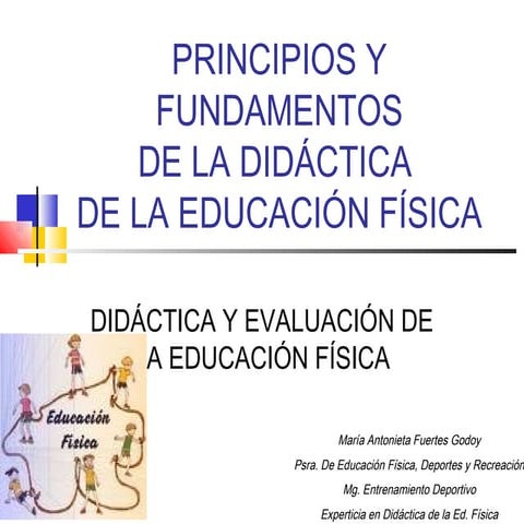 Principios y fundamentos de la didactica de la ef