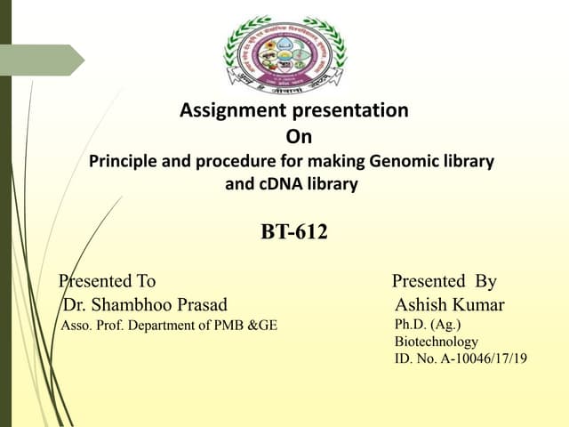 Screening Of Dna Libraries Hybridization Immunological Method Pptx