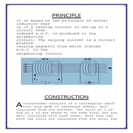 Principle construction