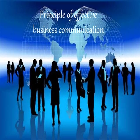 Principle of business communications