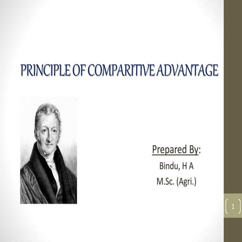 Principle of comparative advantage