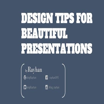 Principle of standard slide