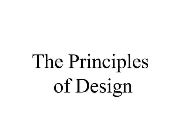 Principles