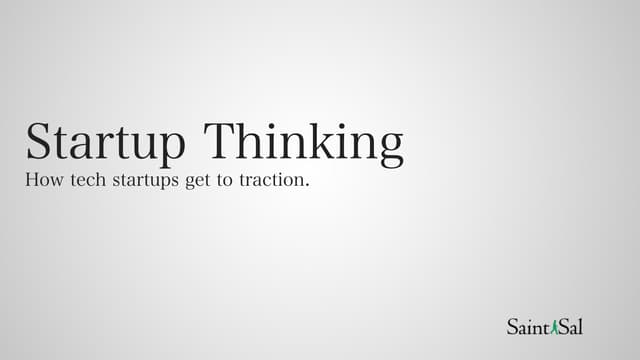 Tech Startup Principles for Creatives - Camden Collective