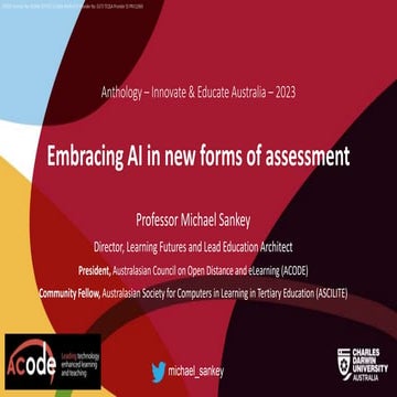 Embracing AI in new forms of assessment