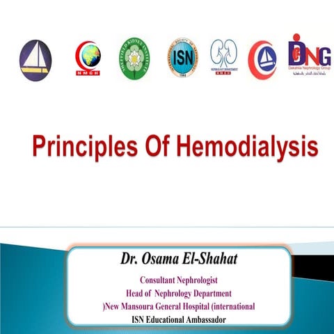 Principles of-hemodialysis
