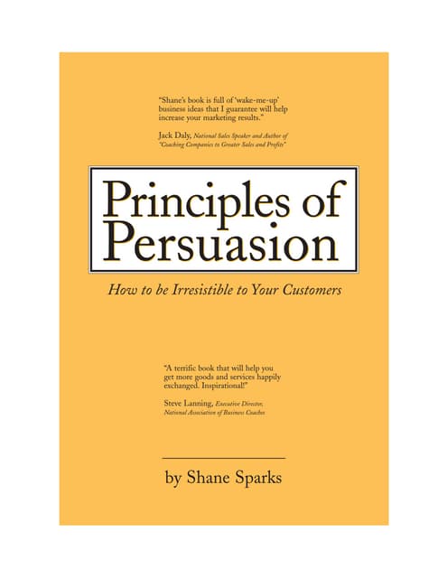 Principles Of  Persuasion