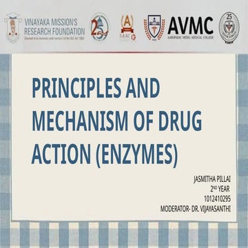 Mechanism of drug action | PPTX