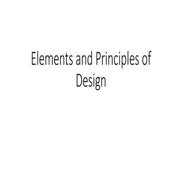 Principles design lecture