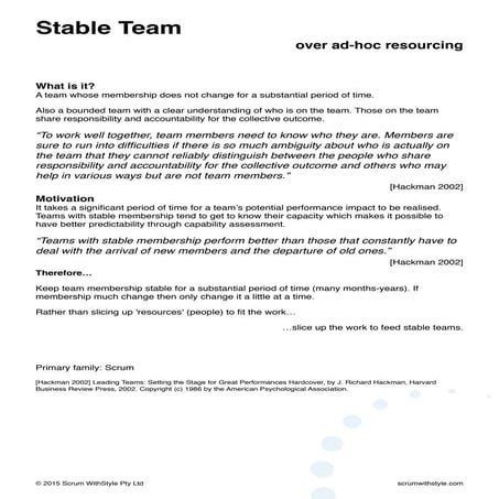 Principles to practices workshop