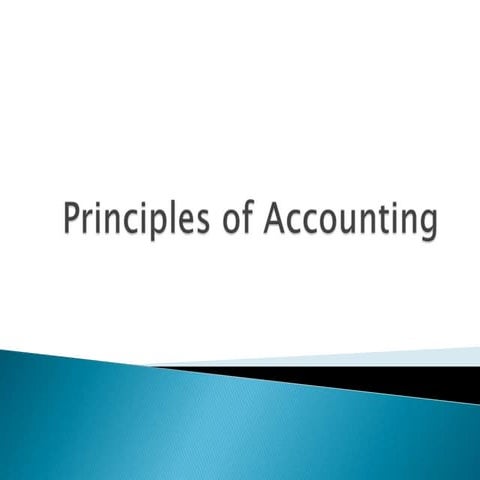 Principles of accounting | PPT