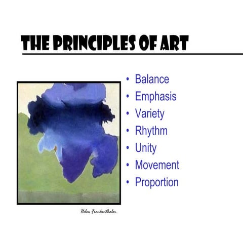 Principles of art 2011