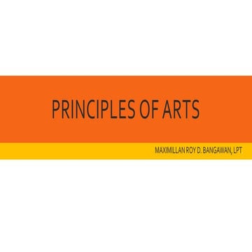 Principles of Arts