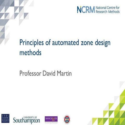 Principles of automated_zone_design_methods